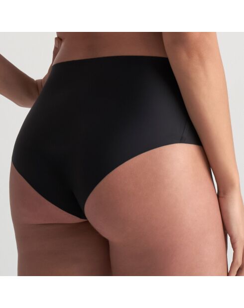 2 Culottes taille haute beige/noir