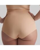 Culotte taille haute invisible beige