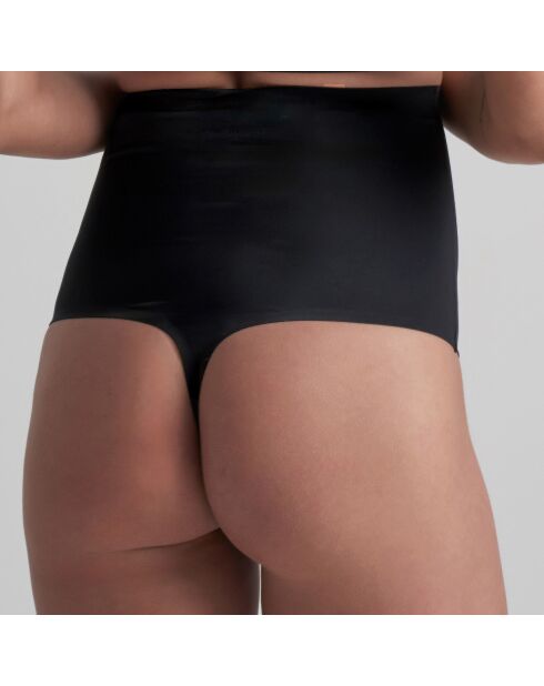 String taille haute invisible noir