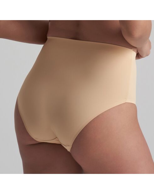 Culotte mi-haute invisible beige