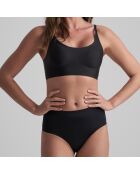 Culotte mi-haute invisible noire