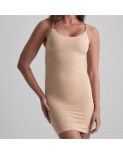 Onzichtbare beige onderjurk