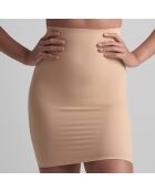 Jupe invisible beige