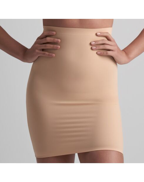 Jupe invisible beige