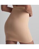 Jupe invisible beige