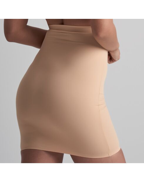 Jupe invisible beige