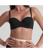 3 correas bajas para extender las correas de los hombros y 2 ganchos en color beige/negro/blanco