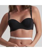 3 correas bajas para extender las correas de los hombros y 2 ganchos en color beige/negro/blanco