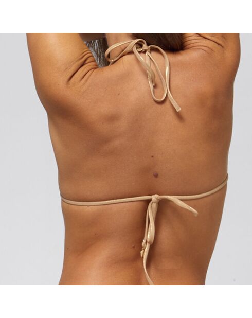 Haut de maillot de bain Jeri  marron