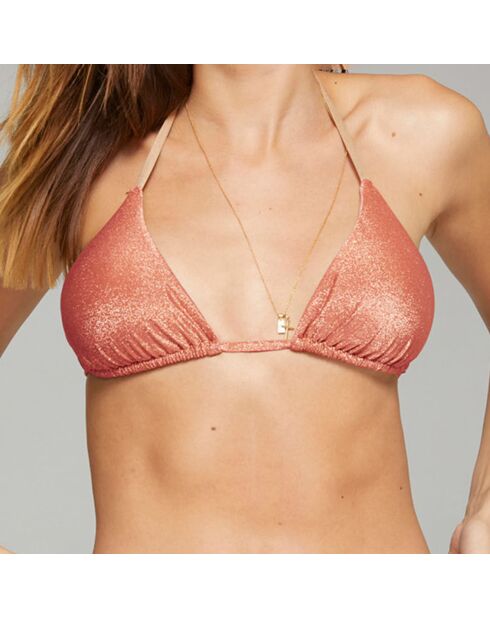 Haut de maillot de bain Niki  rose