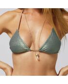 Grünes Badeanzugoberteil Claudia