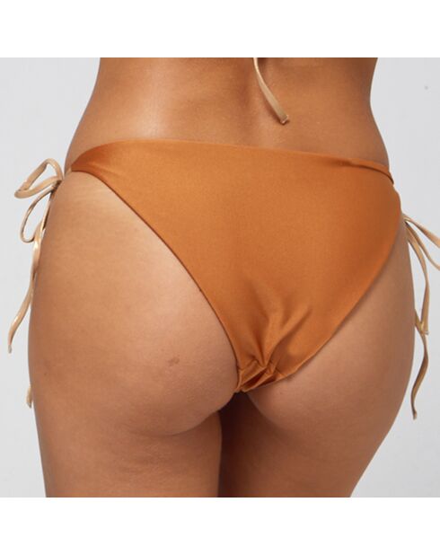 Bas de maillot de bain Jeri marron