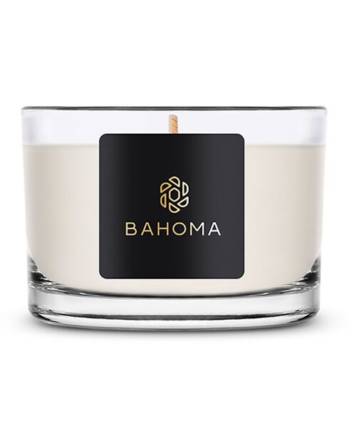 Bougie parfumée Ambre et bois de santal - 1 mèche  20h