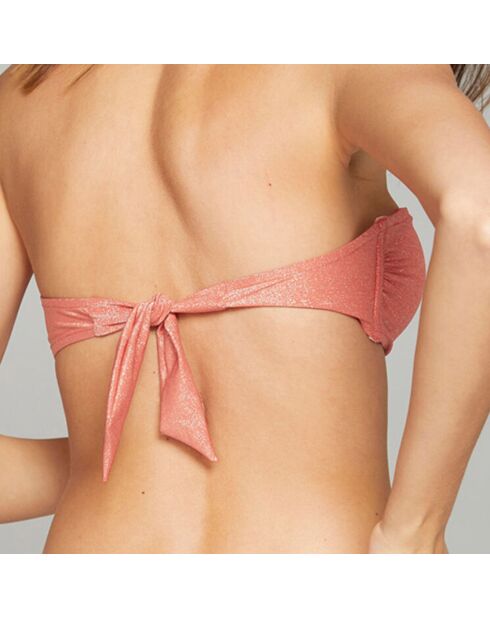 Haut de maillot de bain Emilie rose