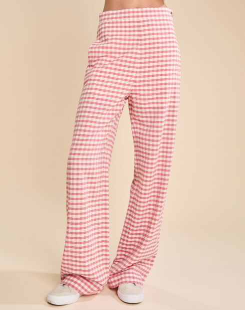 Pantalon flare Davis rouge