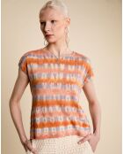 T-Shirt 100% Lin Sevia orange