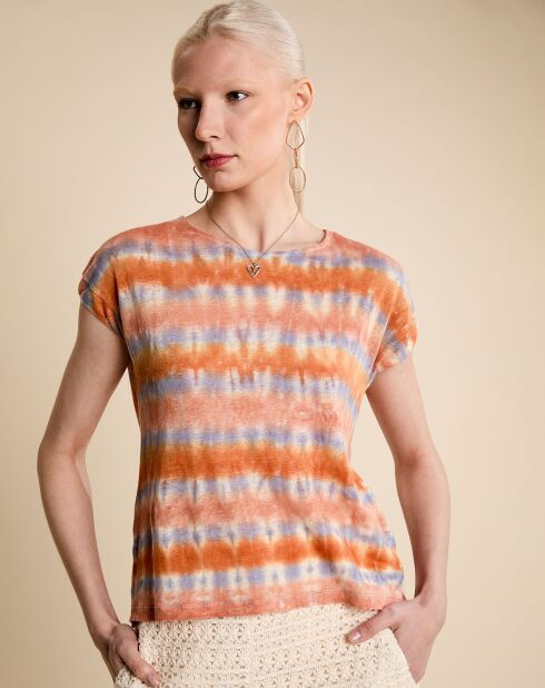 T-Shirt 100% Lin Sevia orange