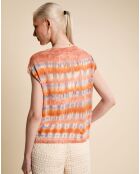 T-Shirt 100% Lin Sevia orange