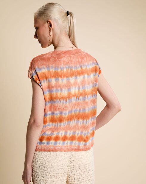 T-Shirt 100% Lin Sevia orange