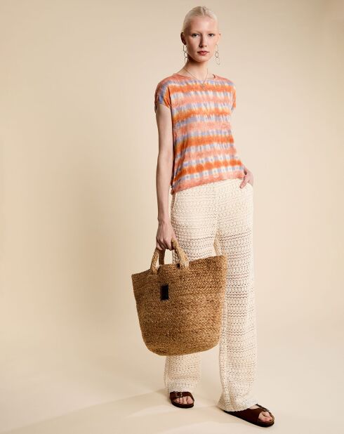 T-Shirt 100% Lin Sevia orange