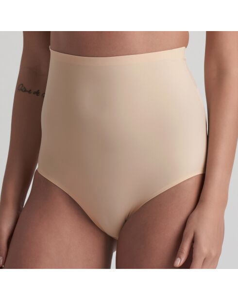 Culotte rembourrée taille haute beige