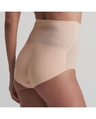 Culotte rembourrée taille haute beige