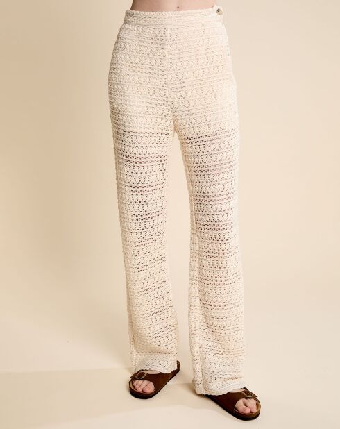 Pantalon flare Davis natural