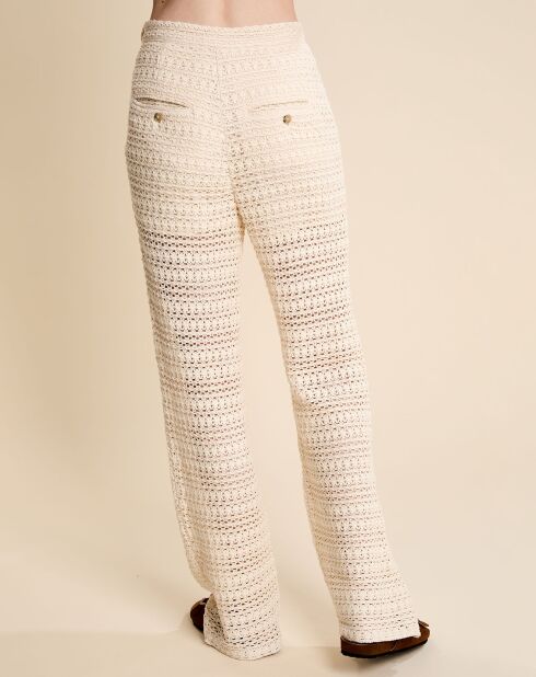Pantalon flare Davis natural