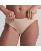 Culotte rembourrée taille basse beige