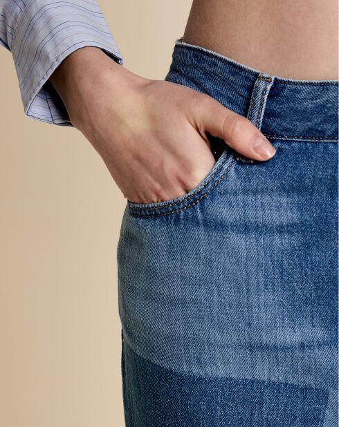 Jean slim Pam bleu vintage