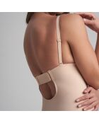 Body esculpido en Deep V beige