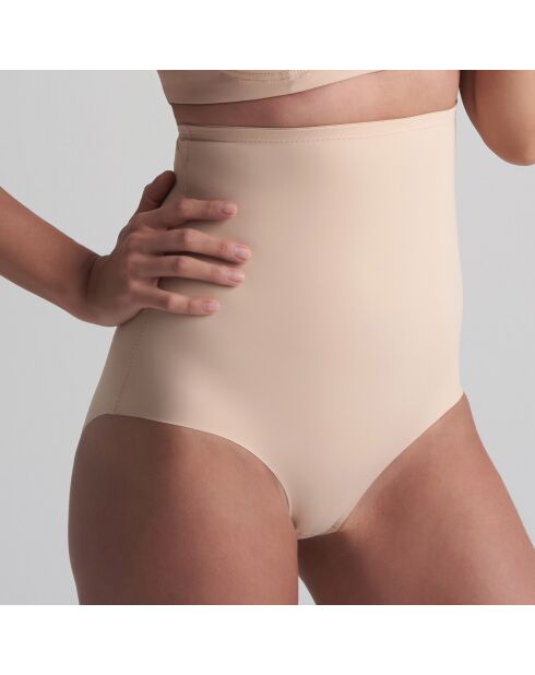 Culotte sculptante taille haute beige