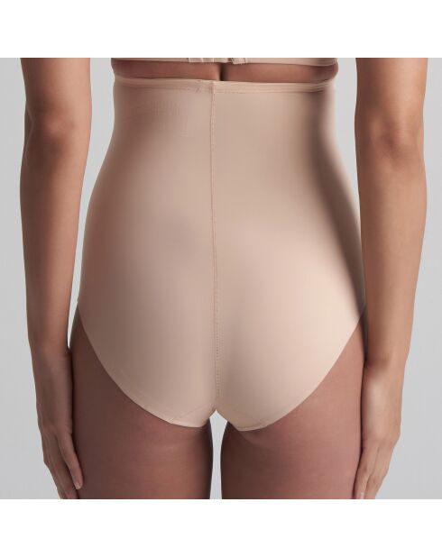 Culotte sculptante taille haute beige
