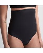 Perizoma modellante nero a vita alta