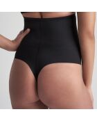Perizoma modellante nero a vita alta