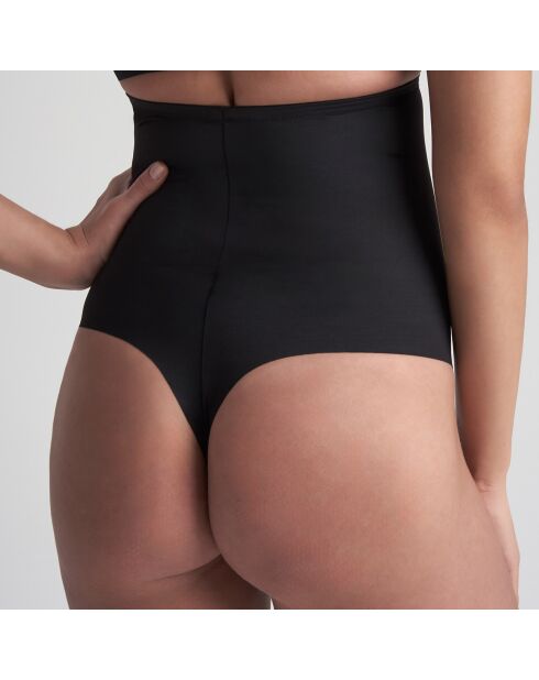 String sculptant taille haute noir