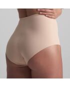 Culotte sculptante taille moyenne beige