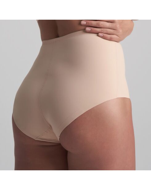 Culotte sculptante taille moyenne beige