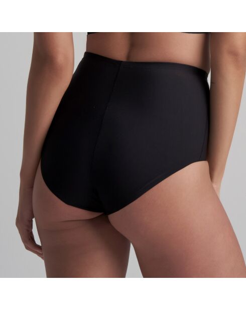 Schwarzer Schlankheitshöschen mit mittlerer Taille