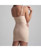 Sottoveste modellante con apertura sul busto beige