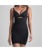 Sous-Robe sculptante ouverture buste noire