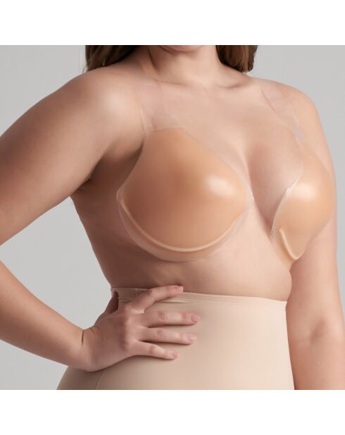 Beige siliconen sculptuurschalen