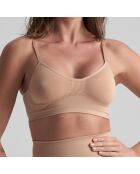 Reggiseno beige senza cuciture