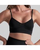 Zwarte naadloze bh