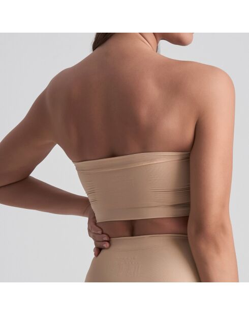 Zacht aanvoelende beige hoofdband