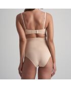 Beige strapless bh met diepe halslijn