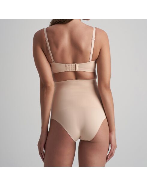 Beige strapless bh met diepe halslijn