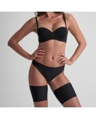 Bandes de tissu pour les cuisses noires