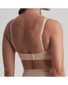 Soutien-gorge plongeant beige