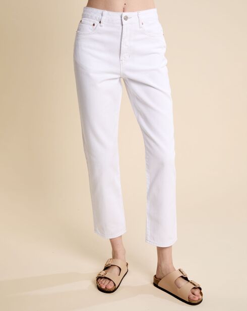 Jean slim 100% Coton Bio Pam blanc